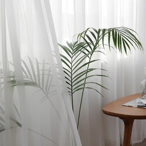 Chiffon White Sheer Curtains